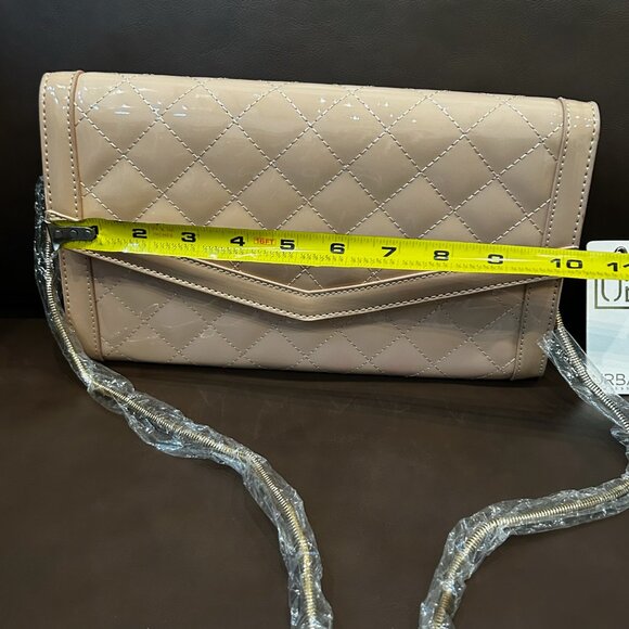 NWT Urban Expressions Vegan Patent Leather Cross Body Clutch - Picture 7 of 14